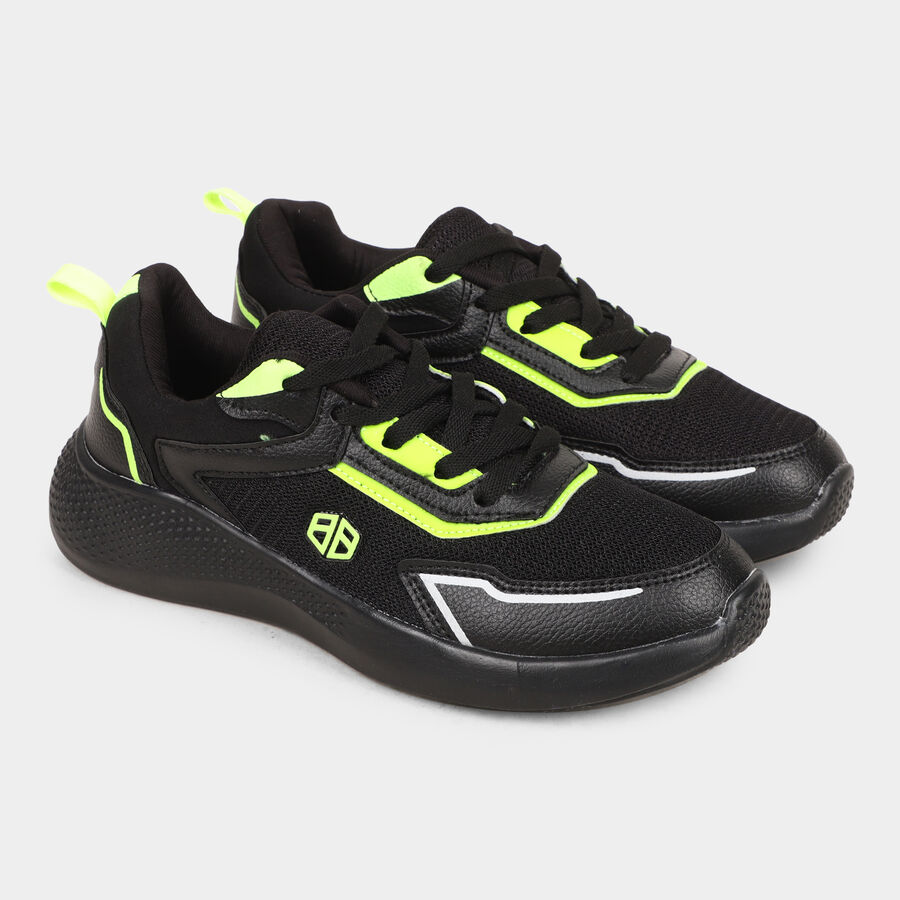 Men's Sport Shoes, Black, large
