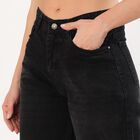 Women's Light Blue Slim Fit Classic Jeans, Dark Grey, small