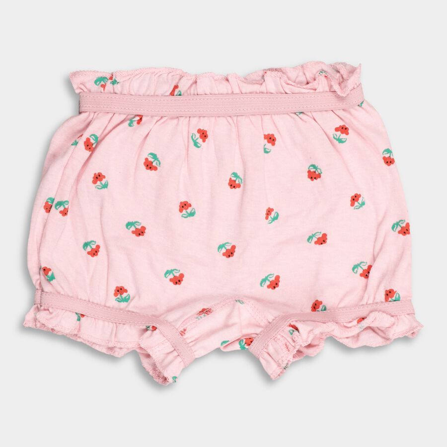 Girl's Cotton Bloomer, Light Pink, large image number null