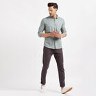 Cotton Solid Casual Shirt, Dark Grey, small image number null