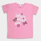 Girls' T-Shirt , गुलाबी, small image number null