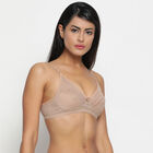 Full Lace Non-Padded Bra, Beige, small image number null