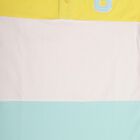 Boys' Yellow Cotton Polo Collar Color Block T-Shirt, Yellow, small image number null