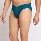 Men's 100% Cotton Briefs, Teal Blue, small image number null