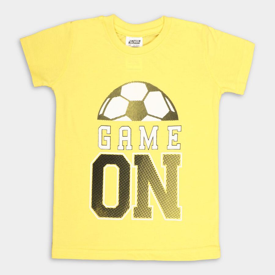 Boys T-Shirt, पीला, large image number null