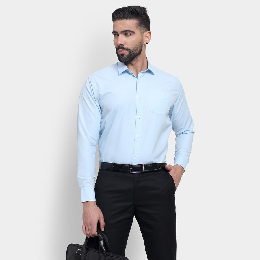 Men's Formal Shirt , Light Blue, large image number null