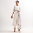 Ladies' Kurta , ऑफ व्हाइट, small image number null