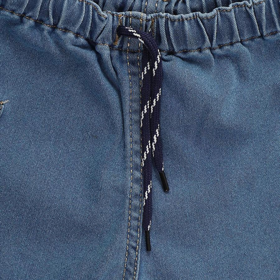 Infants' Half Pant, Mid Blue, large