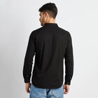 Cotton Solid Casual Shirt, Black, small image number null