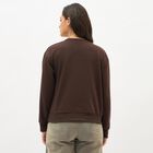Ladies' Sweatshirt, भूरा, small image number null