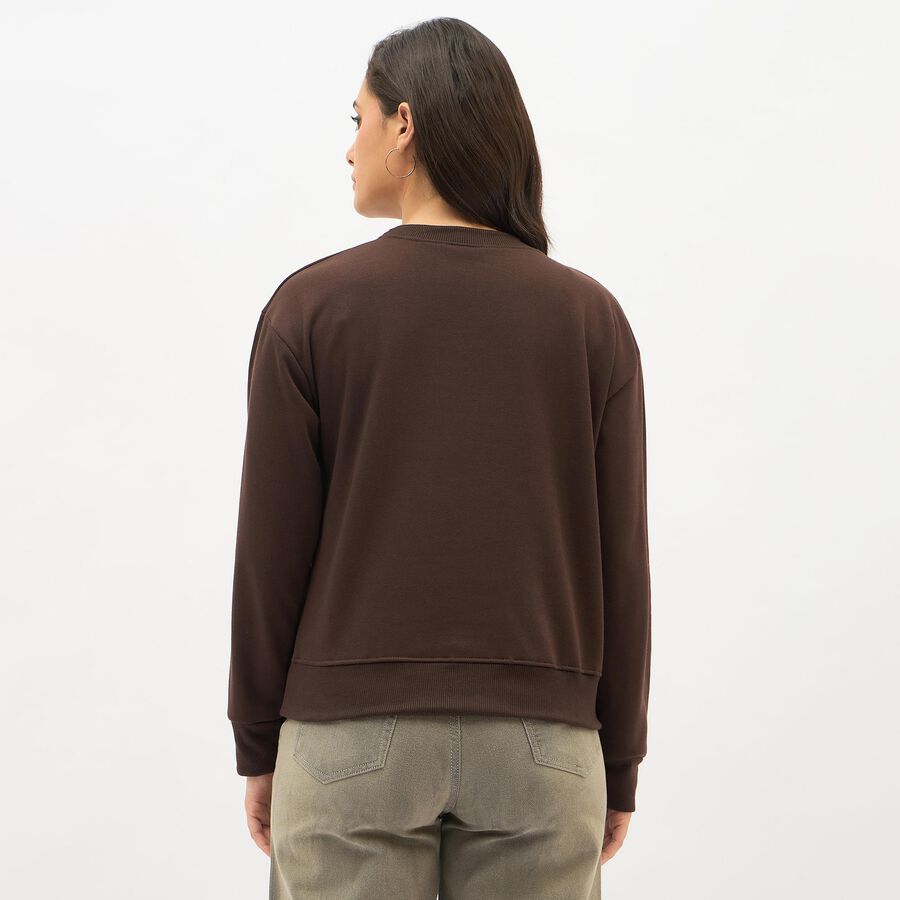 Ladies' Sweatshirt, भूरा, large image number null