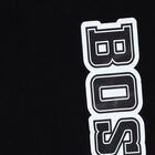 Boys' Jet Black Cotton Blend Boston Printed Pyjama, Black, small image number null