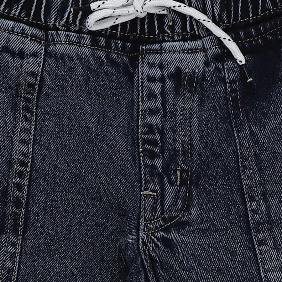 Boys' Jeans, गहरा ग्रे, large