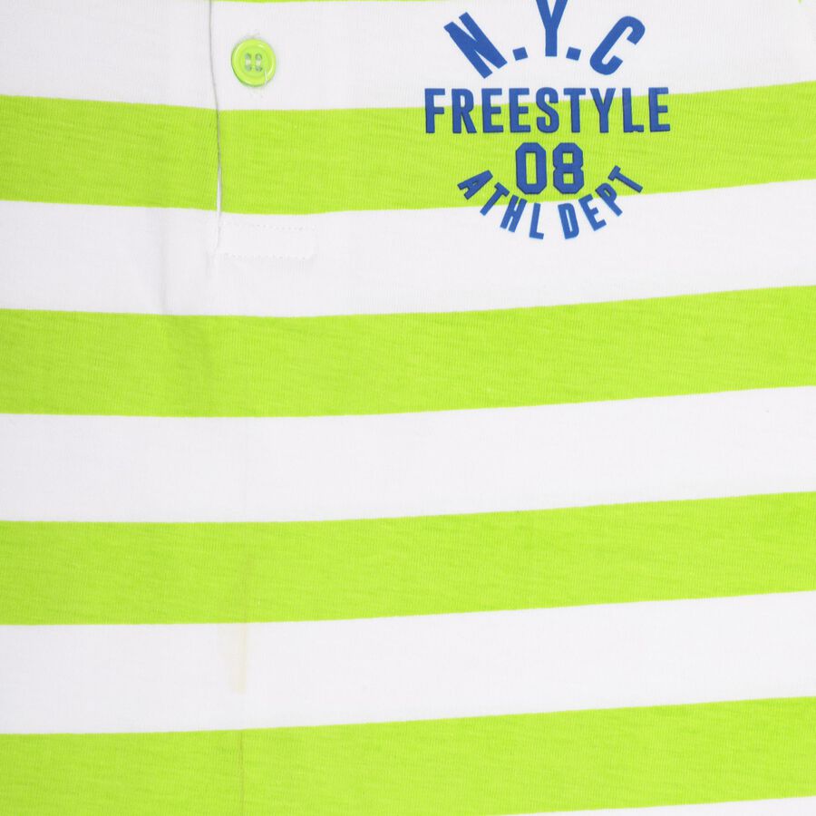Boys' 100% Cotton Woven Baba Suit, हल्का हरा, large image number null