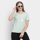Ladies' Round Neck T-Shirt , Light Green, small image number null