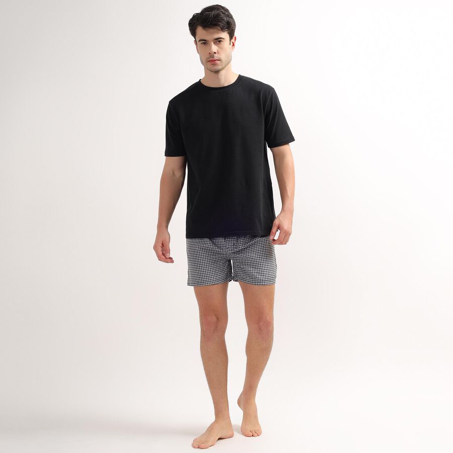 Men's Boxers, Navy Blue, large image number null