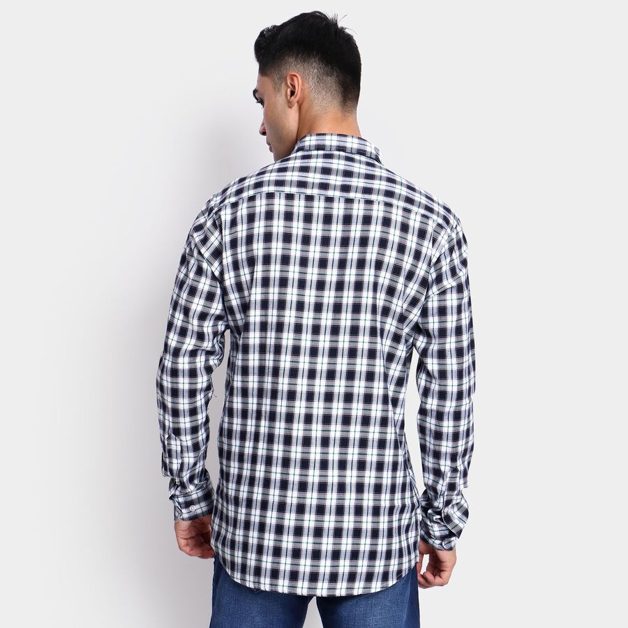 Men's Casual Shirt, गहरा हरा, large image number null