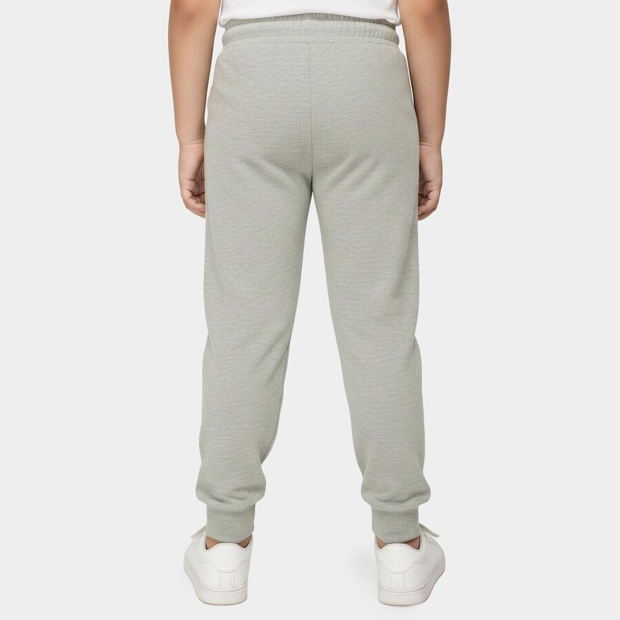Boys Grey Jogger Fit Graphic Printed Pyjama, Light Grey, large