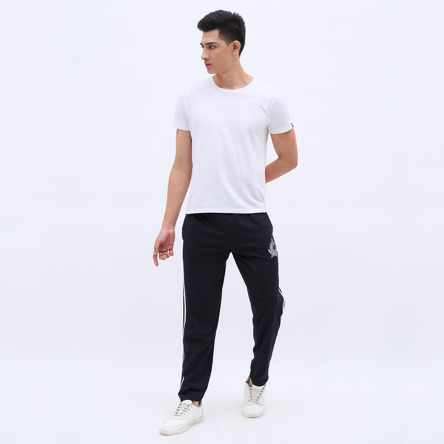 Men's Basic Track Pants, Black, large image number null