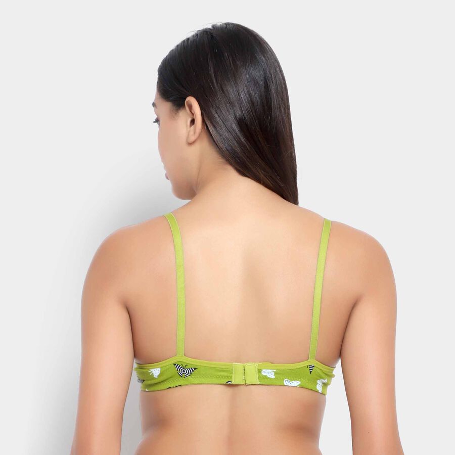Printed Bra, Olive, large image number null