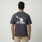 Men's Dark Grey Cotton Round Neck Casual T-Shirt, Dark Grey, small