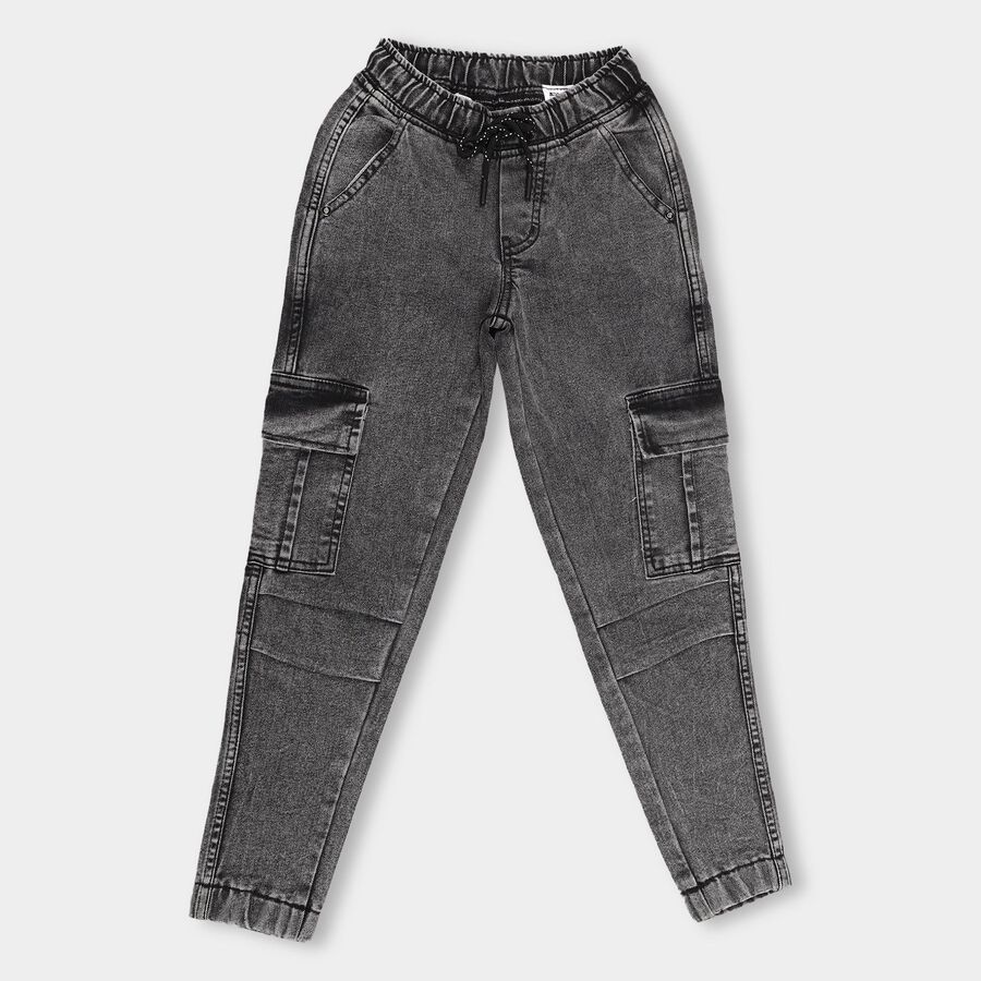 Boys' Jeans , काला, large image number null