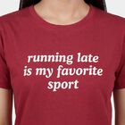 Women's Pink Round Neck Casual T-Shirt, Pink, small