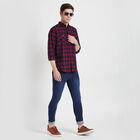 Cotton Checks Casual Shirt, Red, small image number null