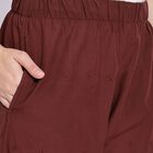 Ladies' Cotton Palazzos, Brown, small image number null