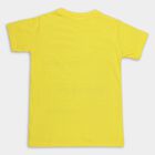 Boys' 100% Cotton Half Sleeves T-Shirt , Yellow, small image number null
