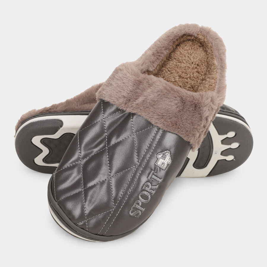 Men's Slippers, ग्रे, large image number null