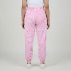 Women's Pink Regular Fit Cotton Track Pants, Light Pink, small