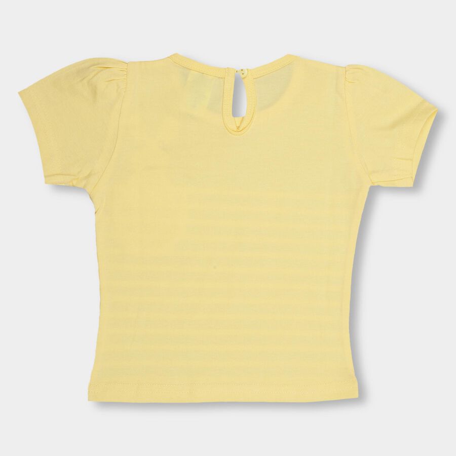 Infants' 100% Cotton T-Shirt, Yellow, large image number null