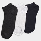 Men's Socks (Pack of 3), Navy Blue, small