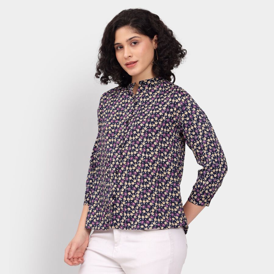 Ladies' Shirt, Navy Blue, large image number null