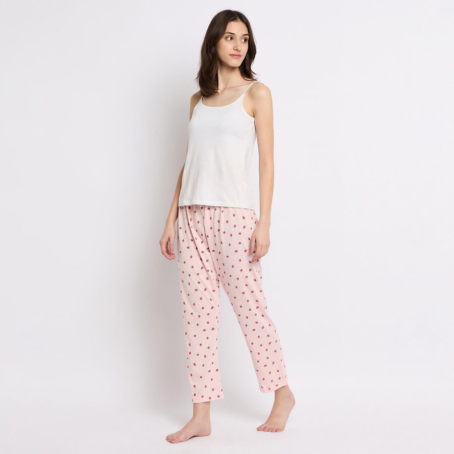 Ladies' Pyjama , हल्का गुलाबी, large image number null