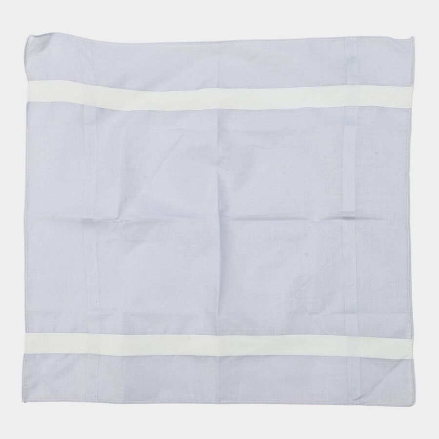 Men's Olive Green Solid Pack of 3 Handkerchief, ओलिव, large