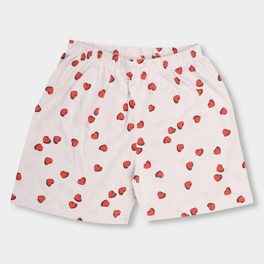 Girls' Pull Ups Shorts , सफ़ेद, large image number null