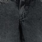 Boys' Dark Grey Regular Fit Solid Jeans, गहरा ग्रे, small