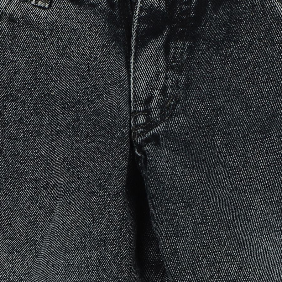 Boys' Dark Grey Regular Fit Solid Jeans, गहरा ग्रे, large