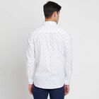 Cotton Printed Casual Shirt, White, small image number null