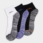Men's Socks (Pack of 3), काला, small