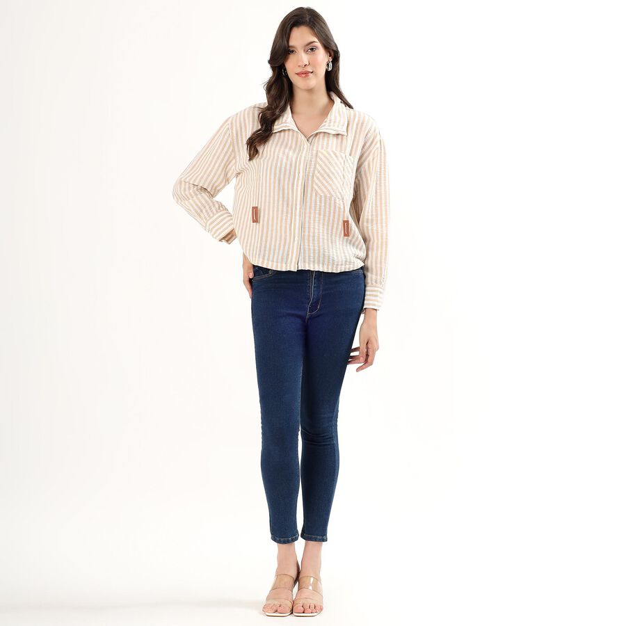 Ladies' Shirt, Beige, large image number null