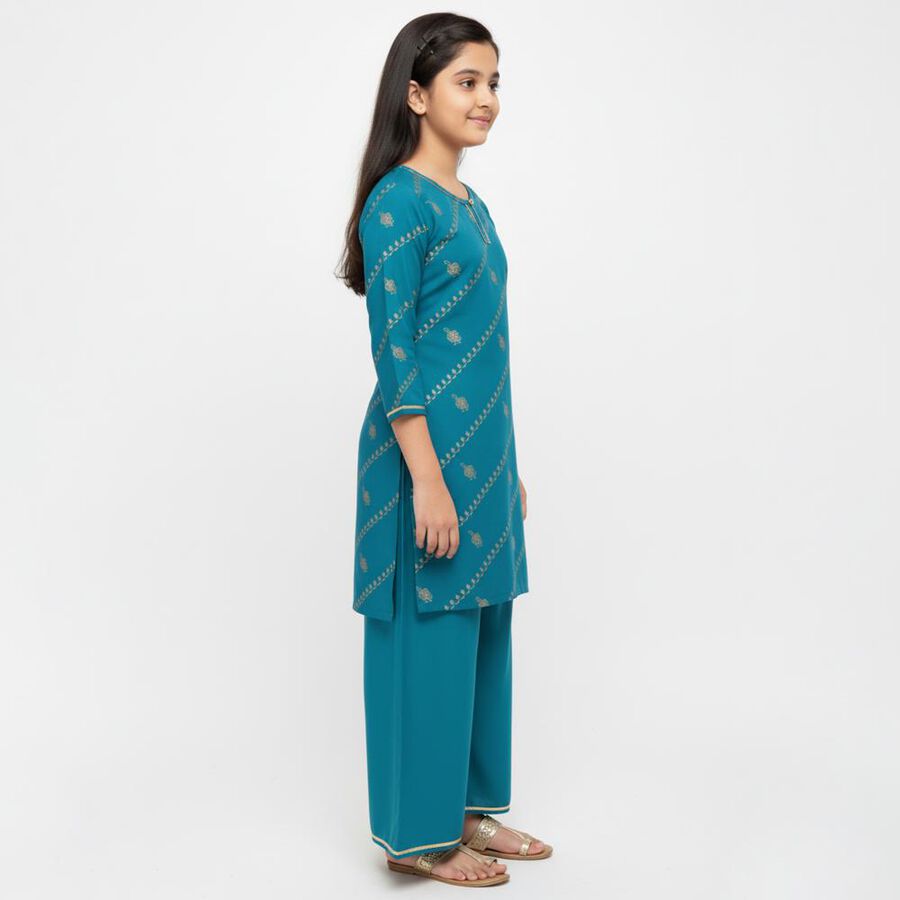Girls' Fusion Set, टील ब्लू, large image number null