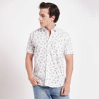 Cotton Printed Casual Shirt, White, small image number null