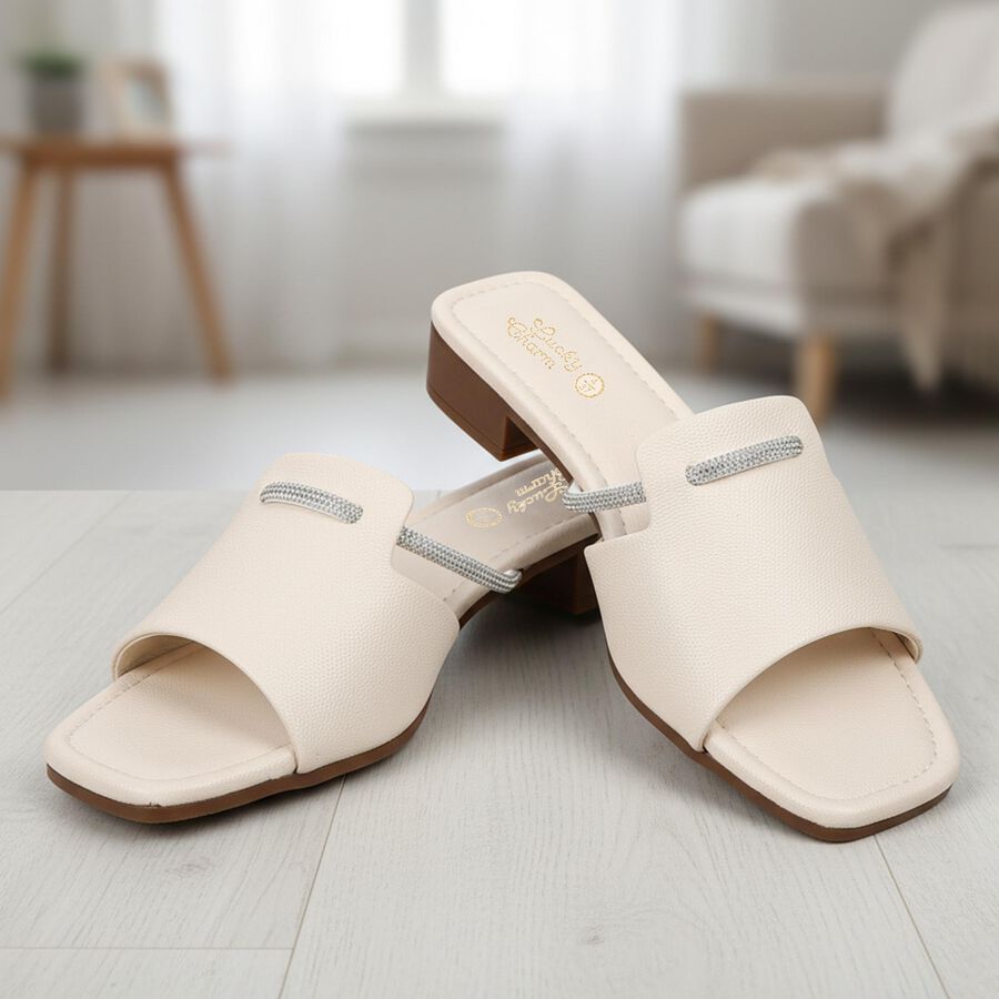 Ladies' Sandal, गहरा पीला, large