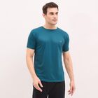 Men's Teal Crew Neck Drifit T-Shirt, Teal Blue, small image number null