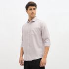 Men's Muted Khaki Slim Fit Casual Shirt, Khaki, small image number null