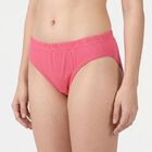 Women's Pink Regular Fit Solid Panty, Light Pink, small