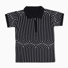 Boys Black Polo Neck Casual T-Shirt, नेवी ब्लू, small image number null